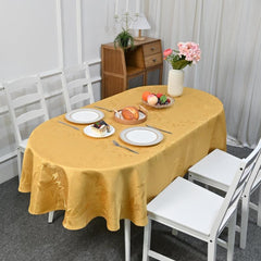 Polyester Jacquard Tablecloth- Home Dinner Decor