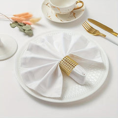 24pcs Rhinestone Napkin Ring Holder for Table Decoration - Holiday & Anniversary