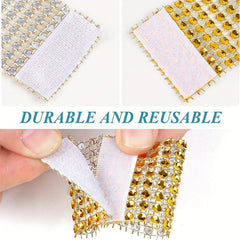 24pcs Rhinestone Napkin Ring Holder for Table Decoration - Holiday & Anniversary