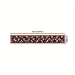 Halloween Skull Table Runner Dark Style Decoration Napkin Cloth