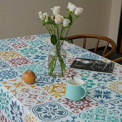 Waterproof PVC Dining Tablecloth for Coffee Tables