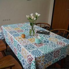 Waterproof PVC Dining Tablecloth for Coffee Tables