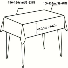 Waterproof PVC Dining Tablecloth for Coffee Tables