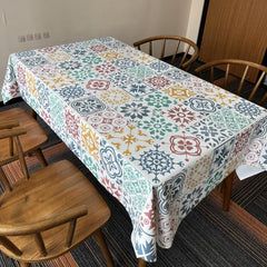Waterproof PVC Dining Tablecloth for Coffee Tables
