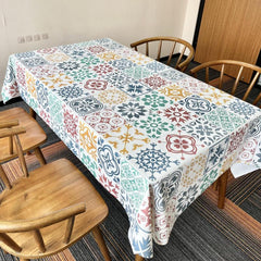 Waterproof PVC Dining Tablecloth for Coffee Tables