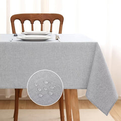 Waterproof Polyester Tablecloth Rectangle Style Table Cover for Picnic or Party