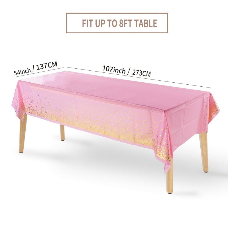 Waterproof Rectangle Table Cover 57x107in - Home and Party Decor