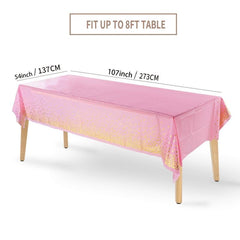 Waterproof Rectangle Table Cover 57x107in - Home and Party Decor