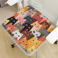 Cat Printing Memory Slow Rebound Chair Cushion