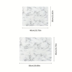 Marble Style Dish Drying Mat Non Slip Absorbent Wear resistant