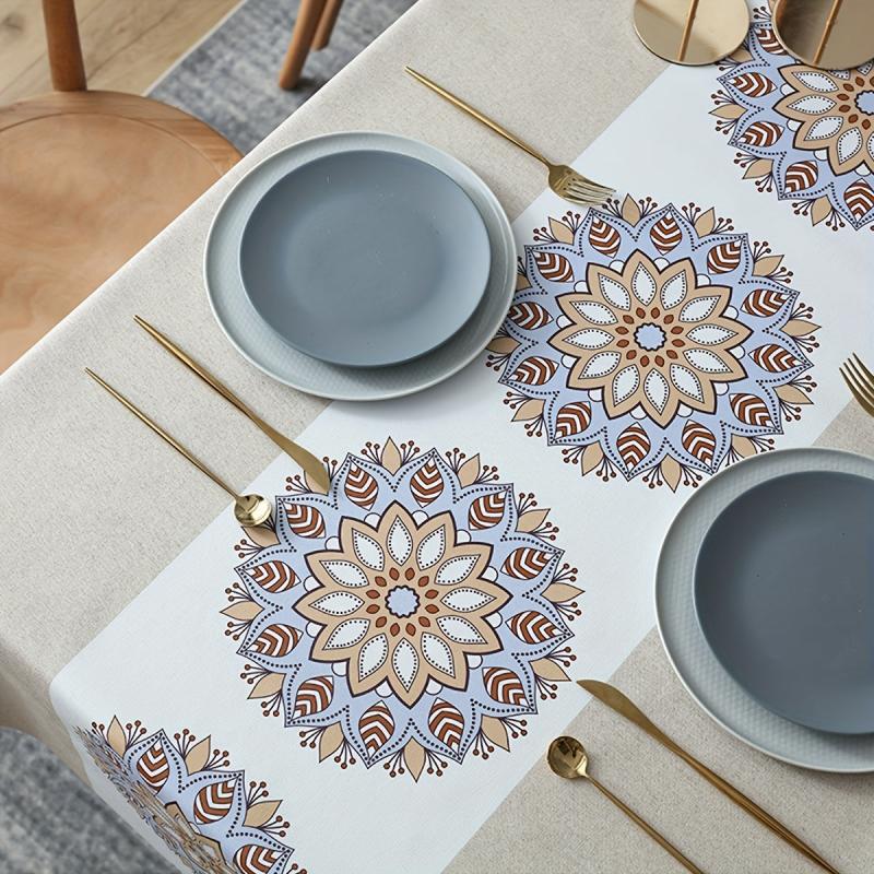 Waterproof PVC Table Cloth Anti-fouling Table Cover