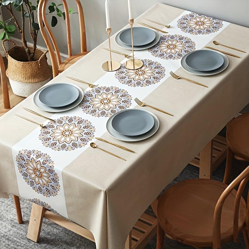 Waterproof PVC Table Cloth Anti-fouling Table Cover
