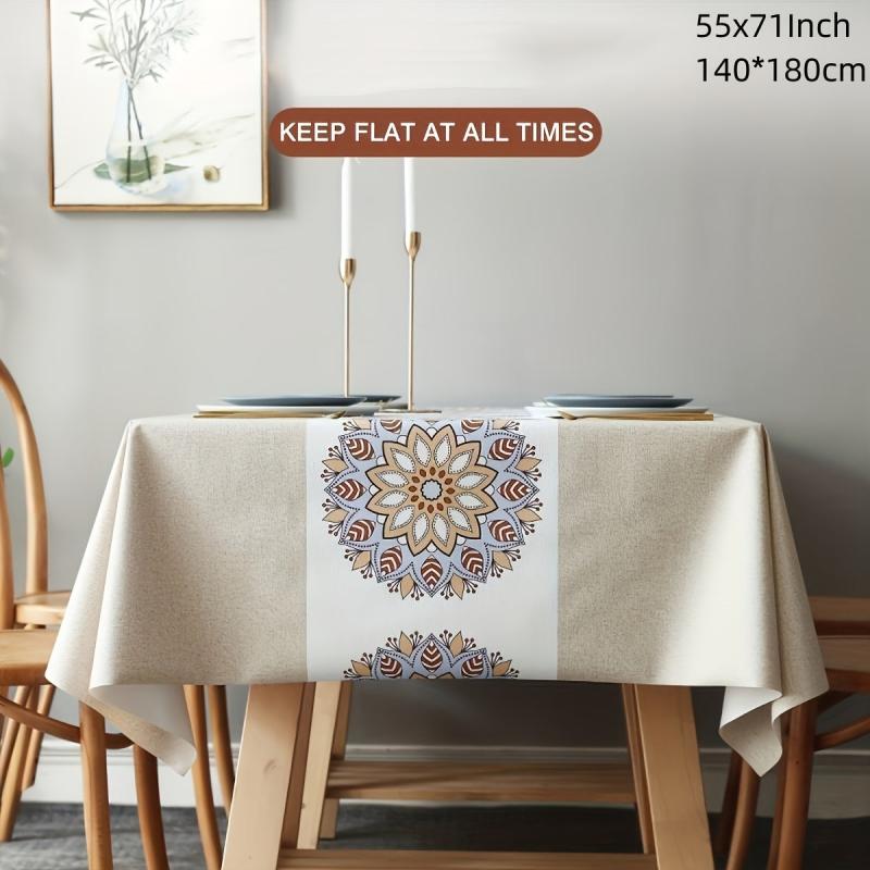 Waterproof PVC Table Cloth Anti-fouling Table Cover