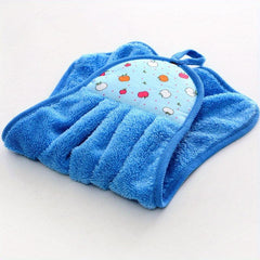 Coral Velvet Dishcloth Bathroom Absorbent Towel