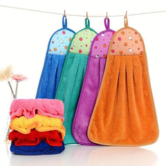 Coral Velvet Dishcloth Bathroom Absorbent Towel