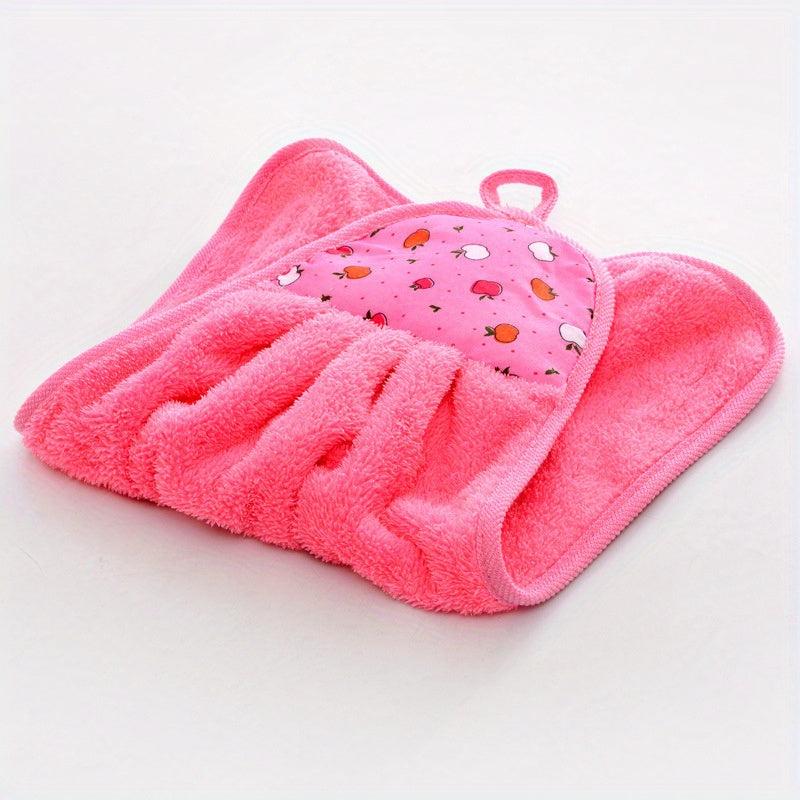 Coral Velvet Dishcloth Bathroom Absorbent Towel