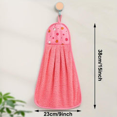 Coral Velvet Dishcloth Bathroom Absorbent Towel