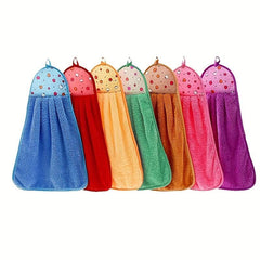 Coral Velvet Dishcloth Bathroom Absorbent Towel