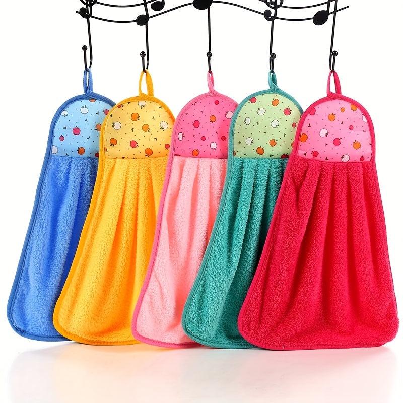 Coral Velvet Dishcloth Bathroom Absorbent Towel