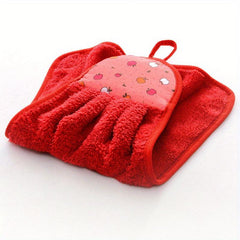 Coral Velvet Dishcloth Bathroom Absorbent Towel