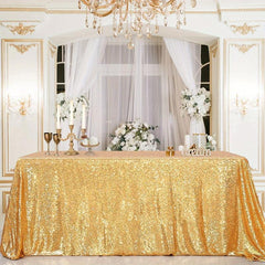Polyester Tablecloths Wedding Hotel Decor Sequin Tablecloth Christmas Holloween