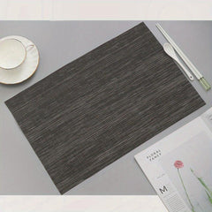Japanese Style Place Mats Non-slip Dining Table Pads Set of 12