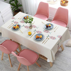 Waterproof Polyester Rectangle Tablecloth for Picnic or Party