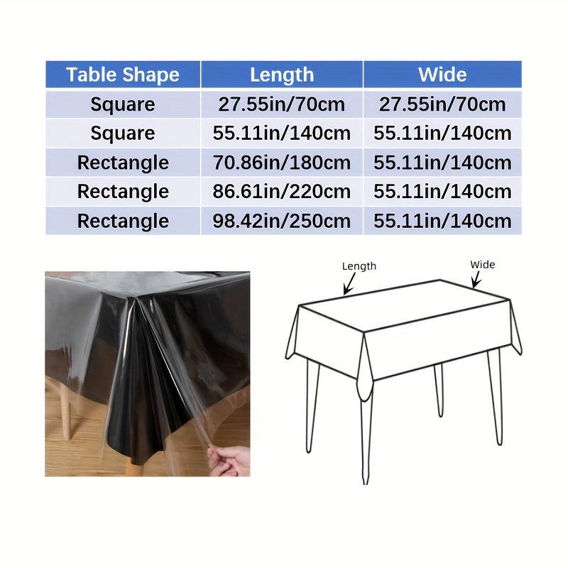 Waterproof PVC Tablecloth for Thanksgiving Decor