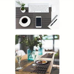 Woven Placemats Set Washable Reusable Table Mats Heat Insulation Pads