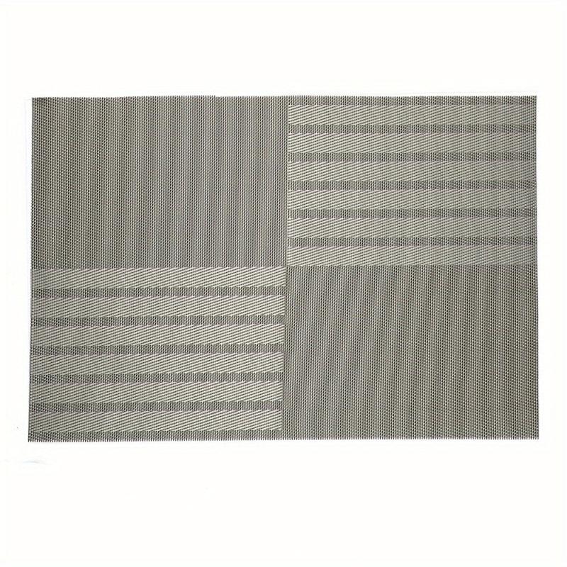 Woven Placemats Set Washable Reusable Table Mats Heat Insulation Pads