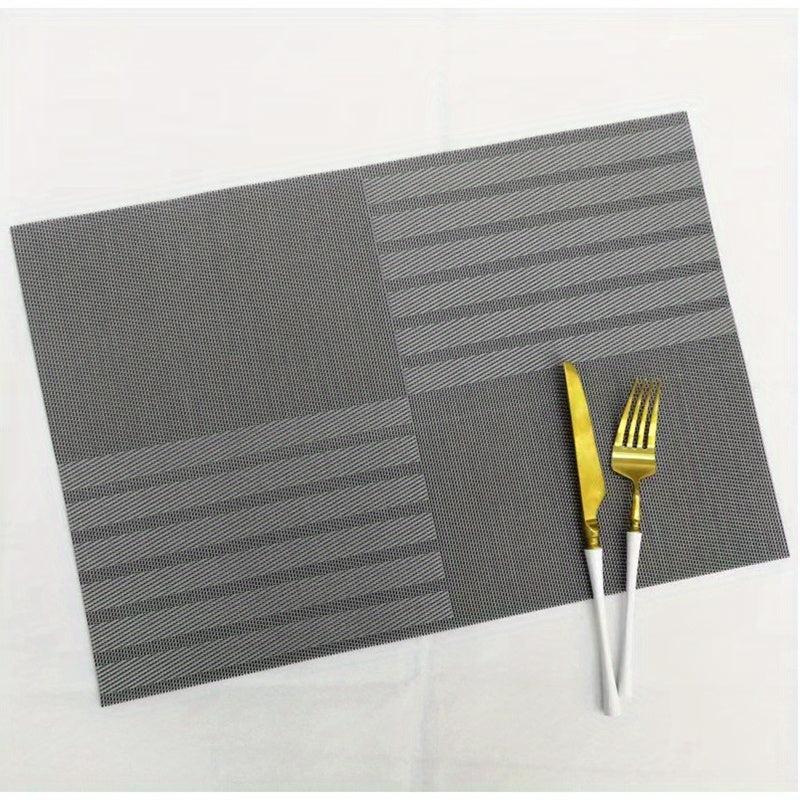 Woven Placemats Set Washable Reusable Table Mats Heat Insulation Pads