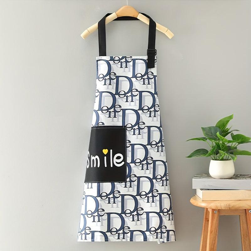 Colorful Love Letter Apron Waterproof Kitchen Supplies