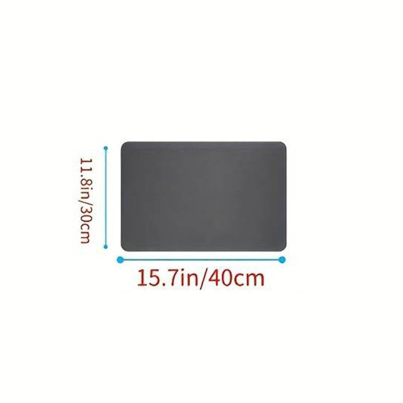 Cotton Square Placemat Coffee Mat Kitchen Counter Water Absorbing Drying Mat