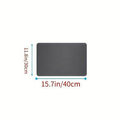 Cotton Square Placemat Coffee Mat Kitchen Counter Water Absorbing Drying Mat