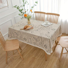 European Style Table Cover Lace Tablecloth for Dining Room Decor