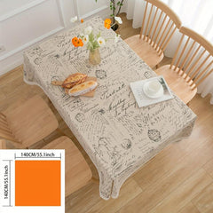 European Style Table Cover Lace Tablecloth for Dining Room Decor
