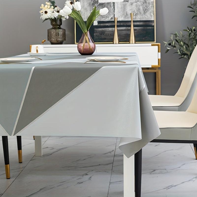 Waterproof Polyester Tablecloth Rectangle Style Table Cloth for Picnic or Party