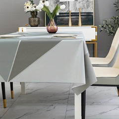 Waterproof Polyester Tablecloth Rectangle Style Table Cloth for Picnic or Party