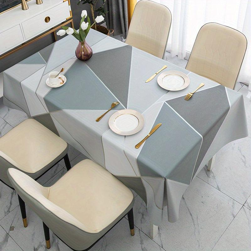 Waterproof Polyester Tablecloth Rectangle Style Table Cloth for Picnic or Party