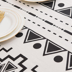 Boho Tablecloth With Tassel for Buffet Holiday Parties Weddings Home Decor