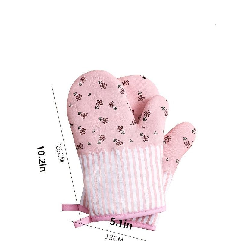 High Temp Resistant Gloves for Kitchen & Microwave, Anti Scald & Heat Insulation