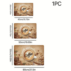 Coffee Machine Drying Mat Soft Rubber Drain Pad