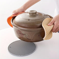 Silicone Honeybomb Potholder for Home Kitchen Decor