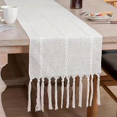 Mexican Table Runner Colorful Embroidery Ethnic Style Tea Table Cloth Mat