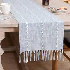 Mexican Table Runner Colorful Embroidery Ethnic Style Tea Table Cloth Mat