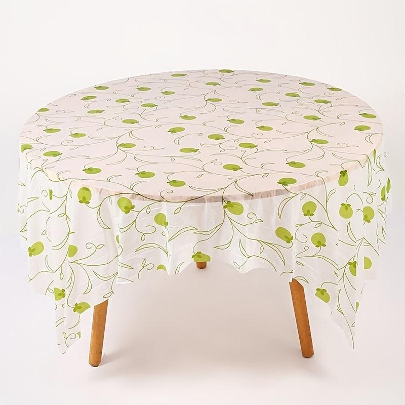 1pc Disposable Tablecloth Plastic Tablecloth Wedding Banquet Hotel Restaurant