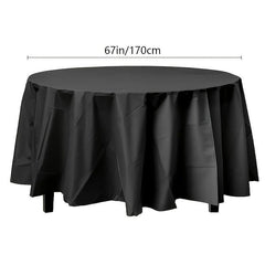 1pc Disposable Tablecloth Plastic Tablecloth Wedding Banquet Hotel Restaurant