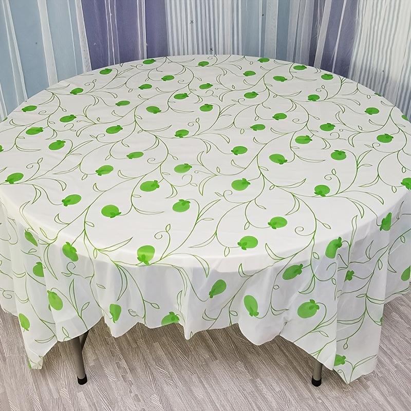 1pc Disposable Tablecloth Plastic Tablecloth Wedding Banquet Hotel Restaurant