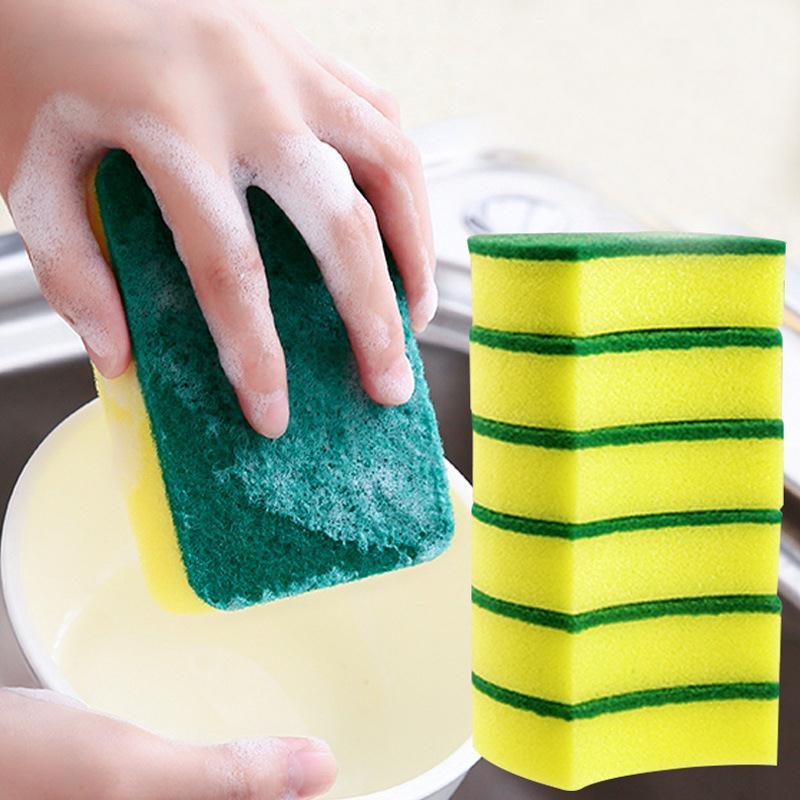 10 Pack Sponge Wipe Kitchen Cleaning Scrub Set
