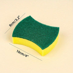 10 Pack Sponge Wipe Kitchen Cleaning Scrub Set